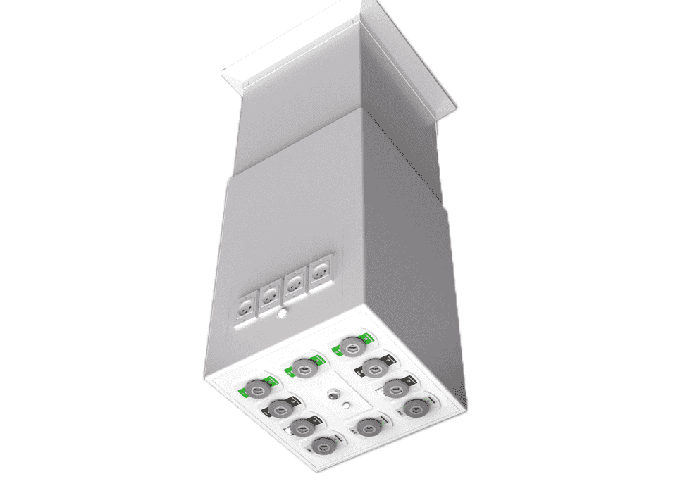 Ceiling Column Motorized Retractable